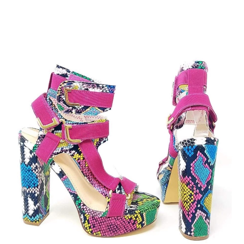 💙💛Colorful Snake Sandals💜🧡 - Picture 4 of 4